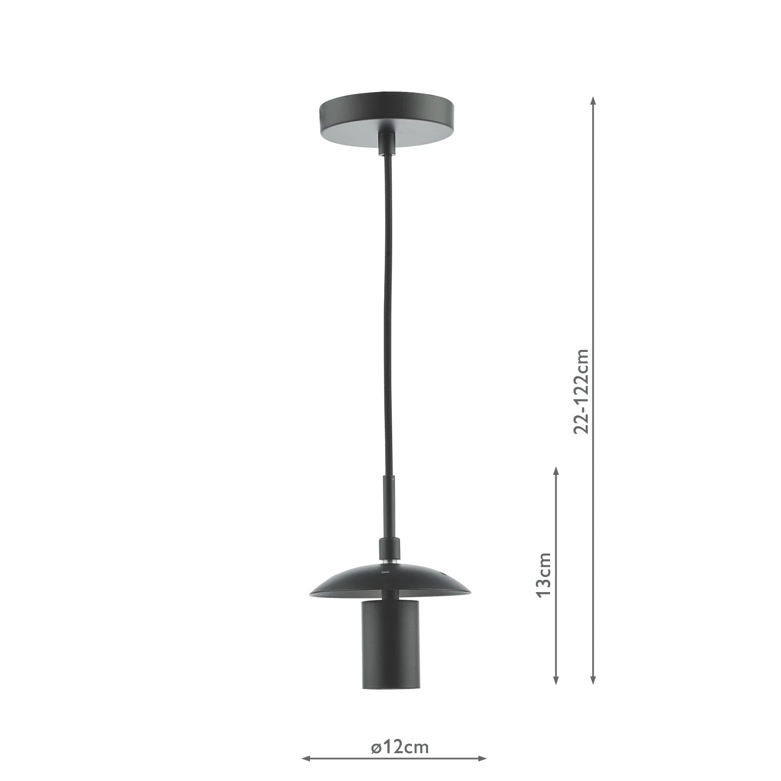 1 Light Matt Black/ Polished Chrome/ Bronze - Image 2