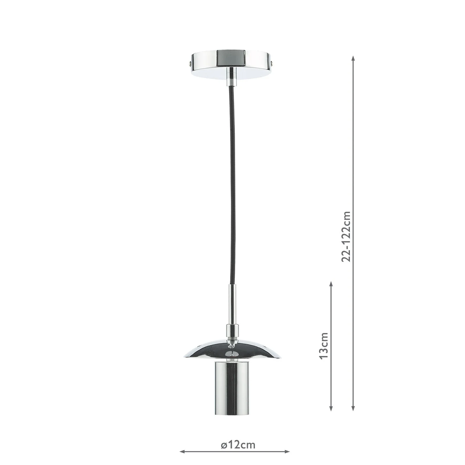 1 Light Matt Black/ Polished Chrome/ Bronze - Image 6