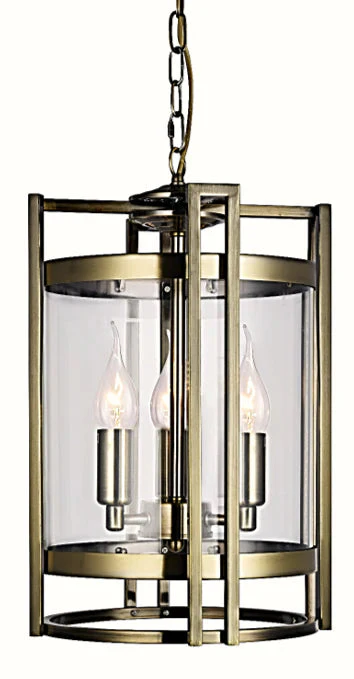 Davis 3/4/6/ 8Lt Ceiling Light- Chrome/ Antique Brass Finish - Image 11