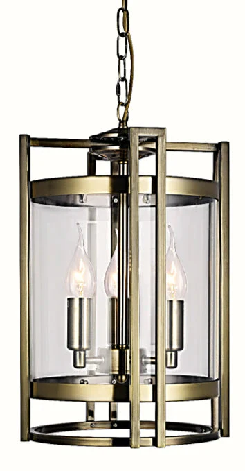 Davis 3/4/6/ 8Lt Ceiling Light- Chrome/ Antique Brass Finish - Image 12