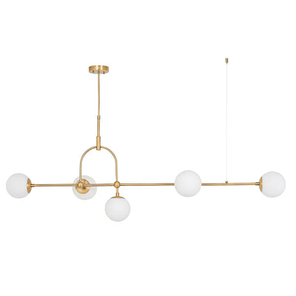 Halbrooke 5 Light Linear Pendant - Image 9