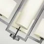 4 lt Hampton Chandelier - Brushed Brass/ Antique Nickel - Image 3