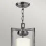 4 lt Hampton Chandelier - Brushed Brass/ Antique Nickel - Image 4