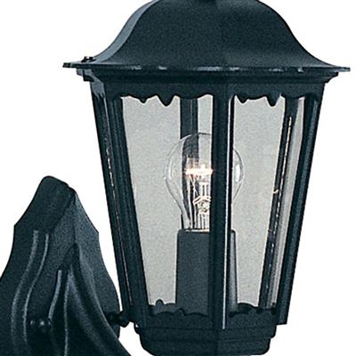 ALEX OUTDOOR UP/DOWN WALL LIGHT - BLACK METAL & GLASS - Image 6