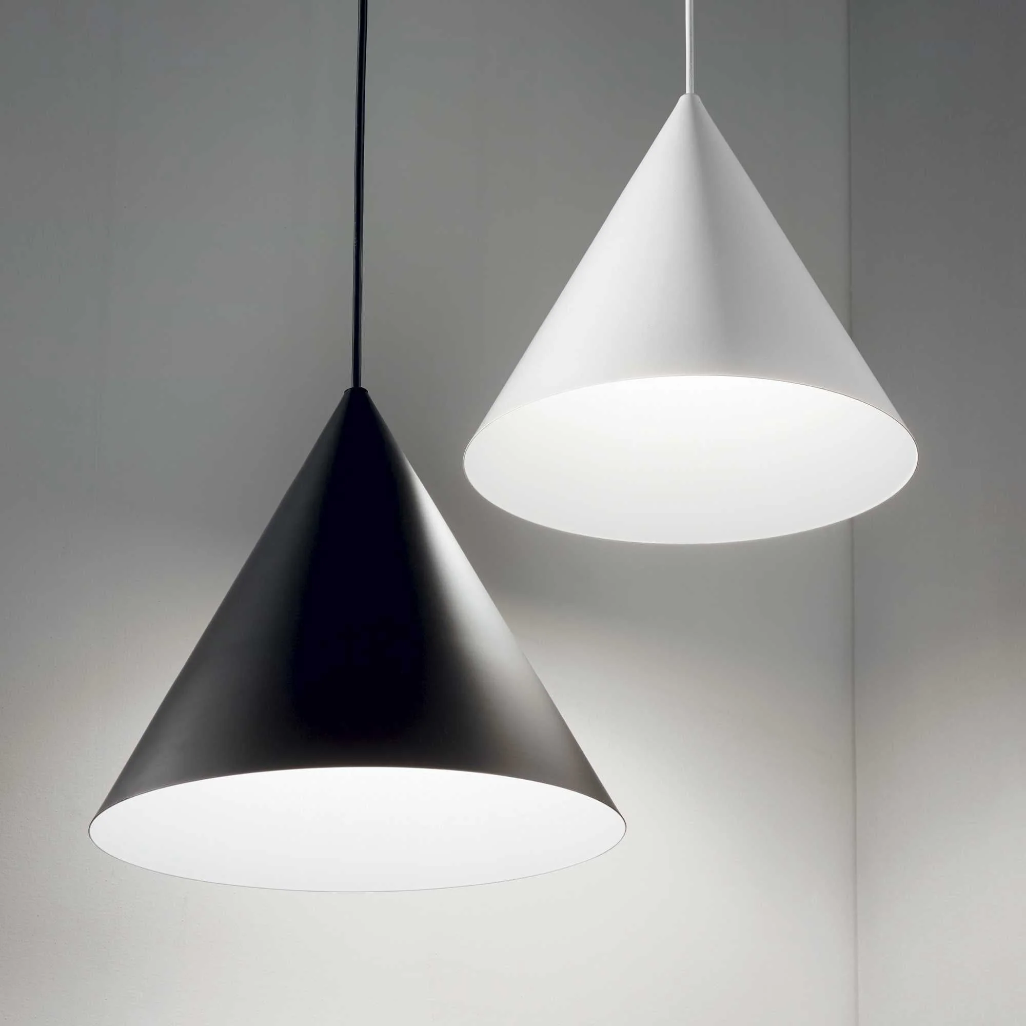 A-Line Medium/Large Pendants - White/Black Finish - Image 6