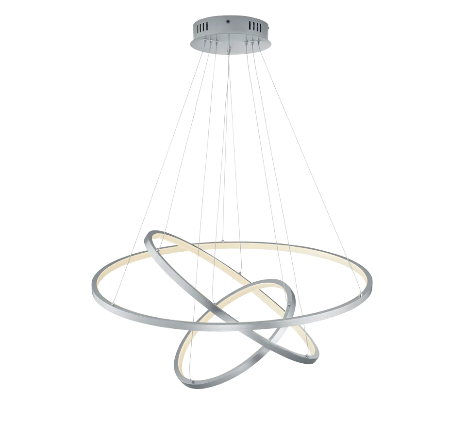 Aaron LED Hanging Light - Matt Nickel/Anthracite Finish - Image 10