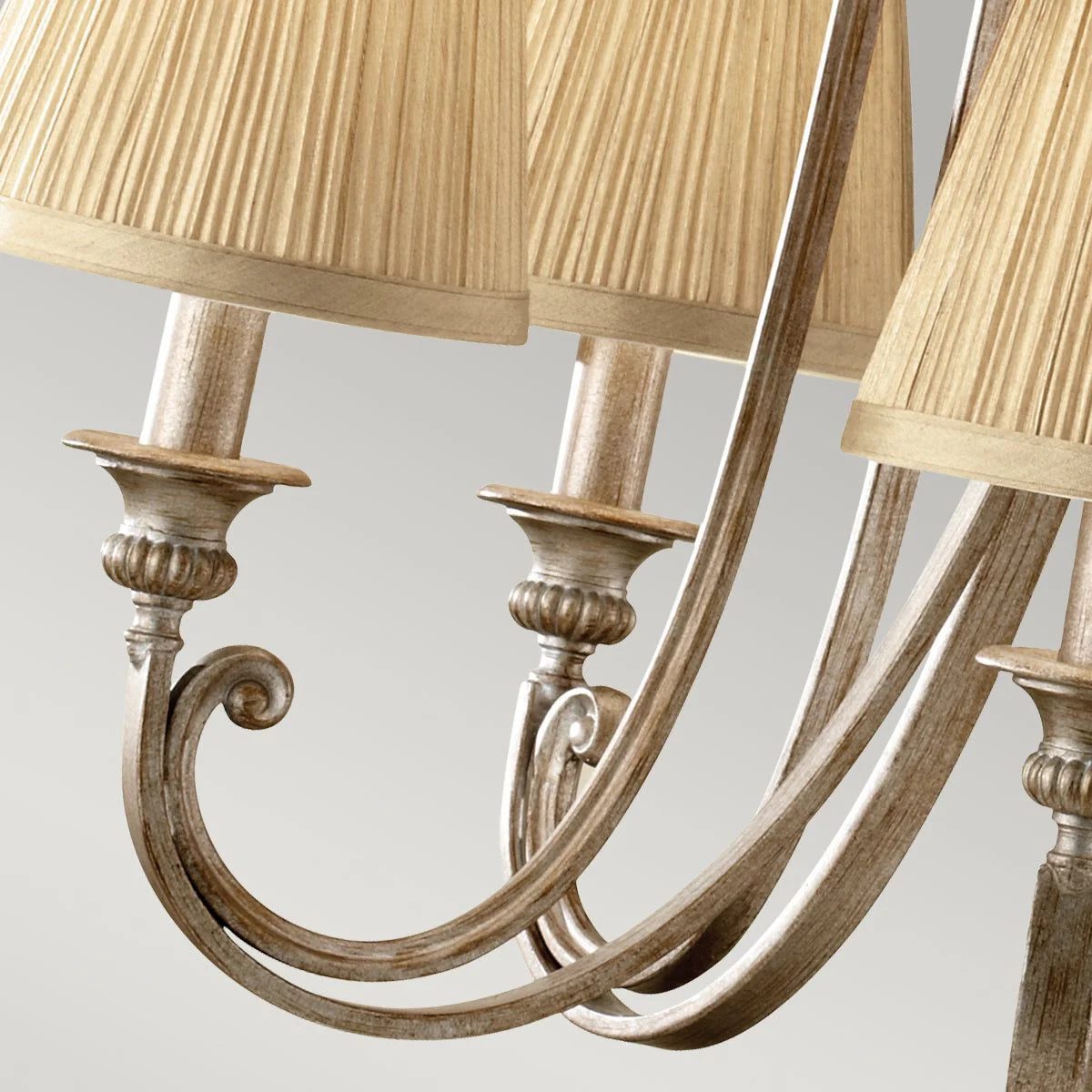 Abbey 3/5L Hanging Shade Ceiling Light - Silver Sand Finish - Image 4