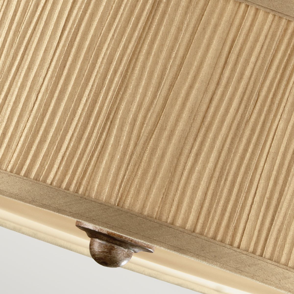 Abbey 3L Semi Flush Ceiling Light - Silver Sand Finish - Image 2