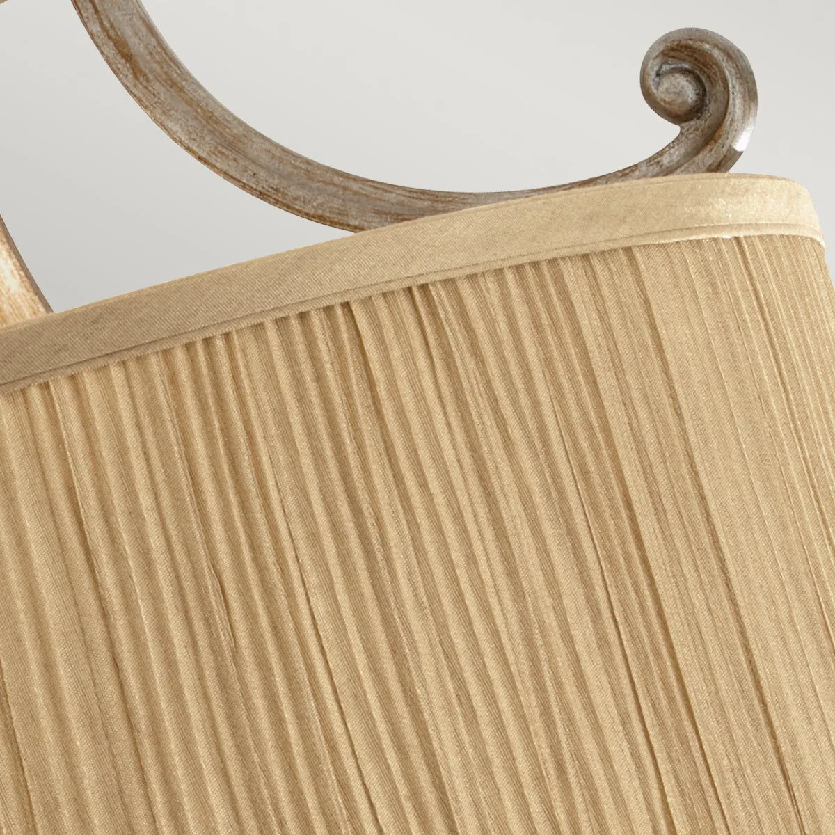 Abbey 3L Semi Flush Ceiling Light - Silver Sand Finish - Image 3
