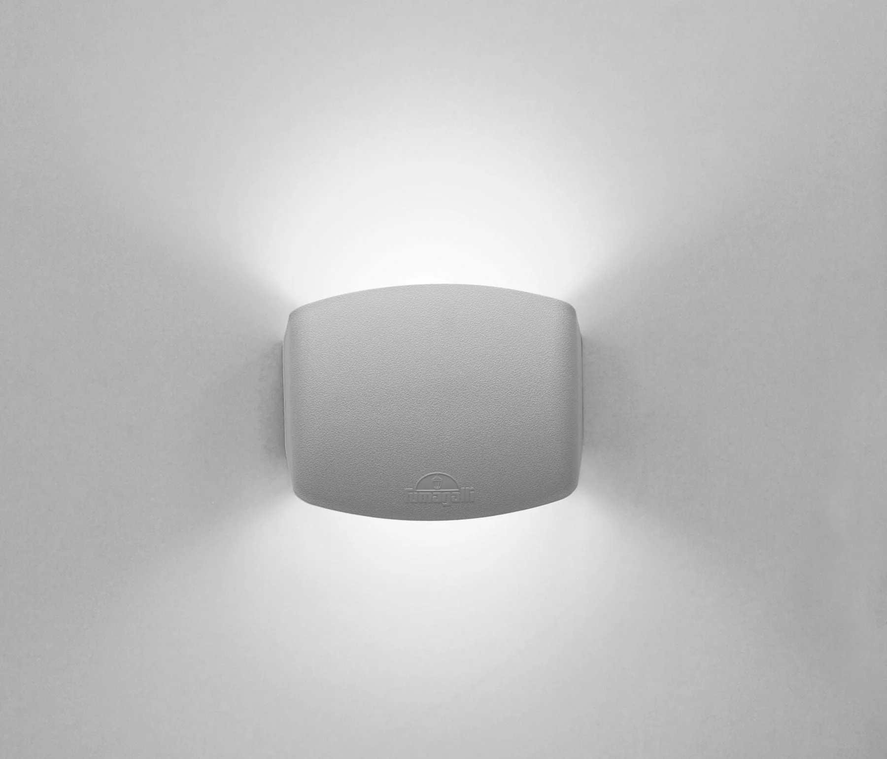 Abram 150/190/270mm Outdoor Up/Down Wall Light - Black/Grey Finish - Image 2