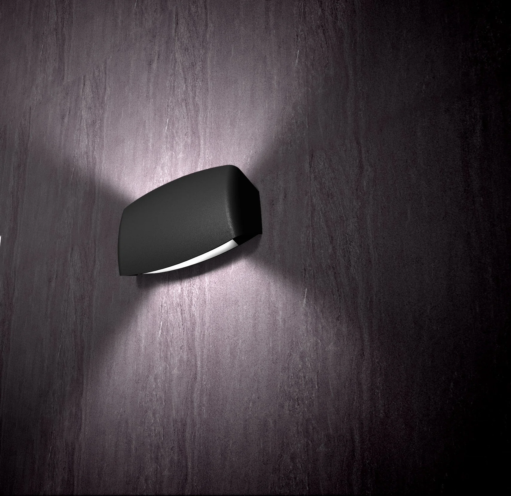 Abram 190/270mm Outdoor Up/Down Wall Light Black- Promotional Offer - Image 2