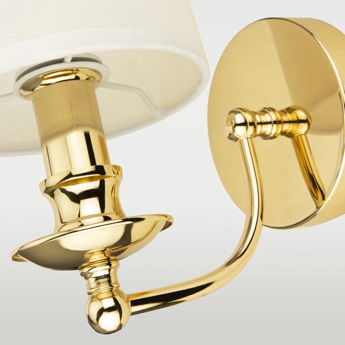 Abu Dhabi 1 Wall Light - Silver/Gold - Image 12