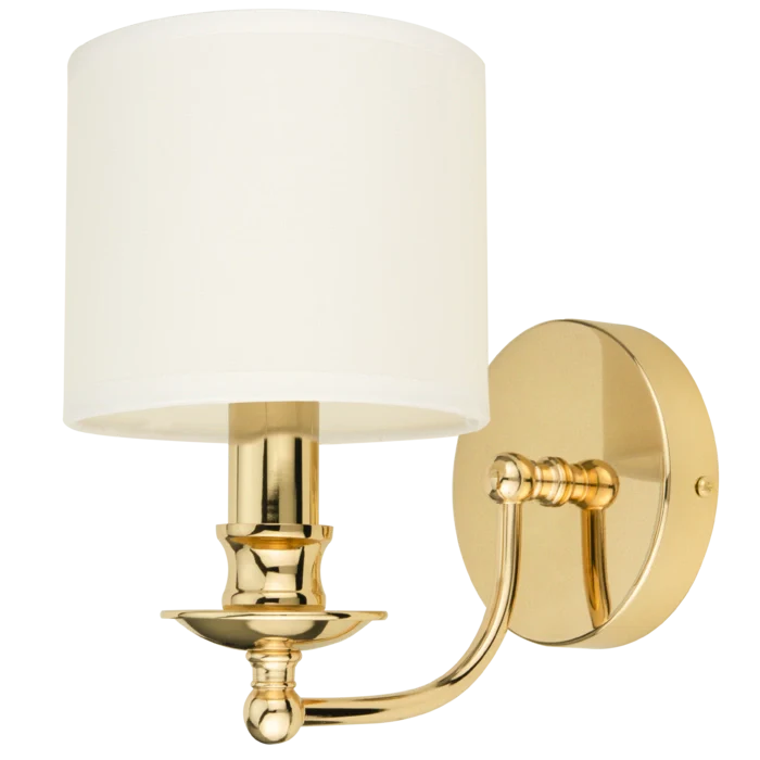 Abu Dhabi 1 Wall Light - Silver/Gold - Image 2