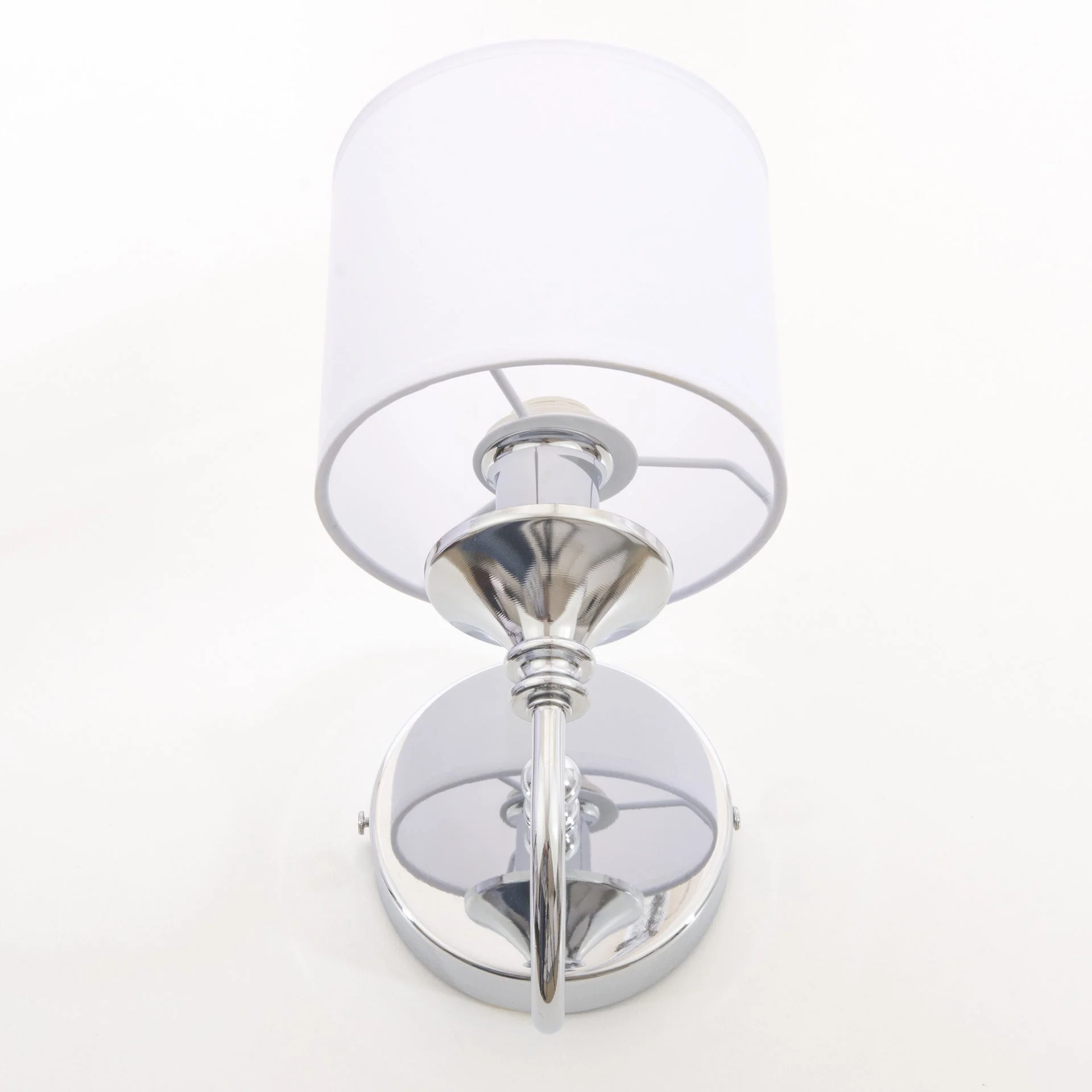 Abu Dhabi 2 Wall Light - Silver/Brass - Image 6