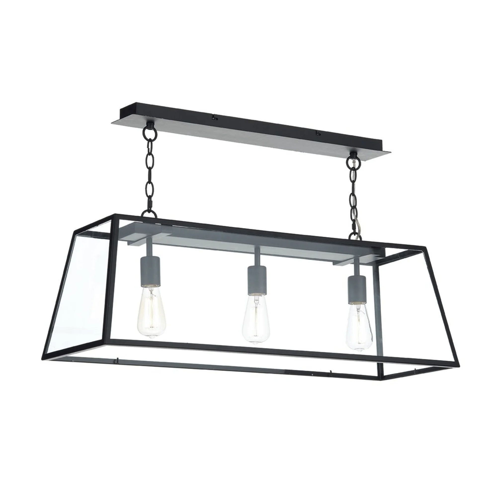 Academy 3/5 Light Bar Fitting Antique Copper, Black, Stainless Steel - Image 3
