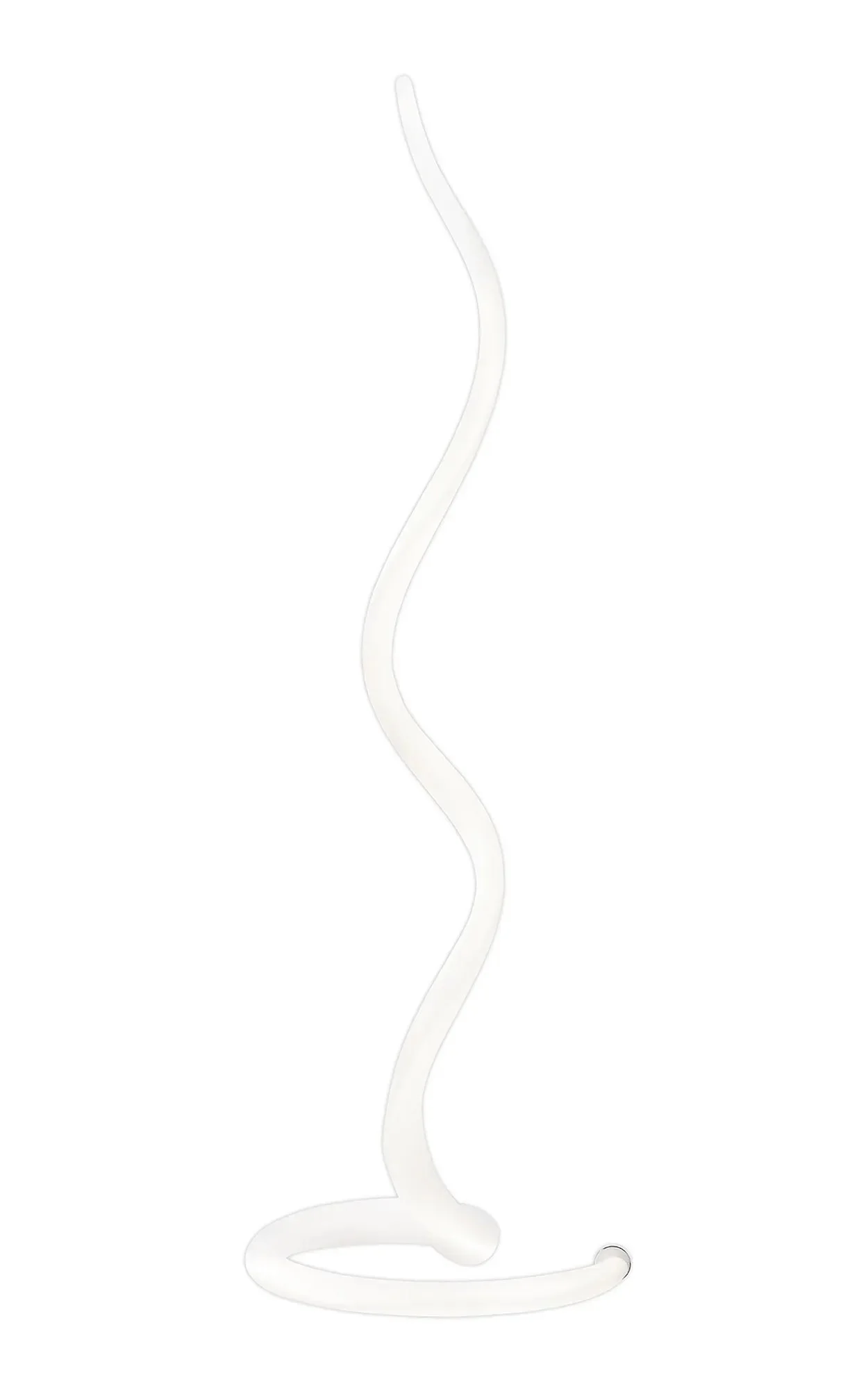 Adaggio Iris Crystal Floor Lamp Polished Chrome/Clear, Frosted White - Image 2