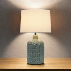 Addison Ceramic Table Lamp Green - Image 2