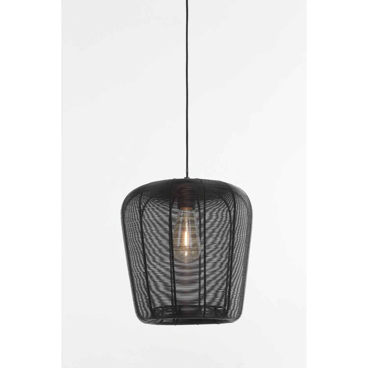 Adeta 1Lt Pendant Matt Black/ Gold - Various Sizes - Image 16