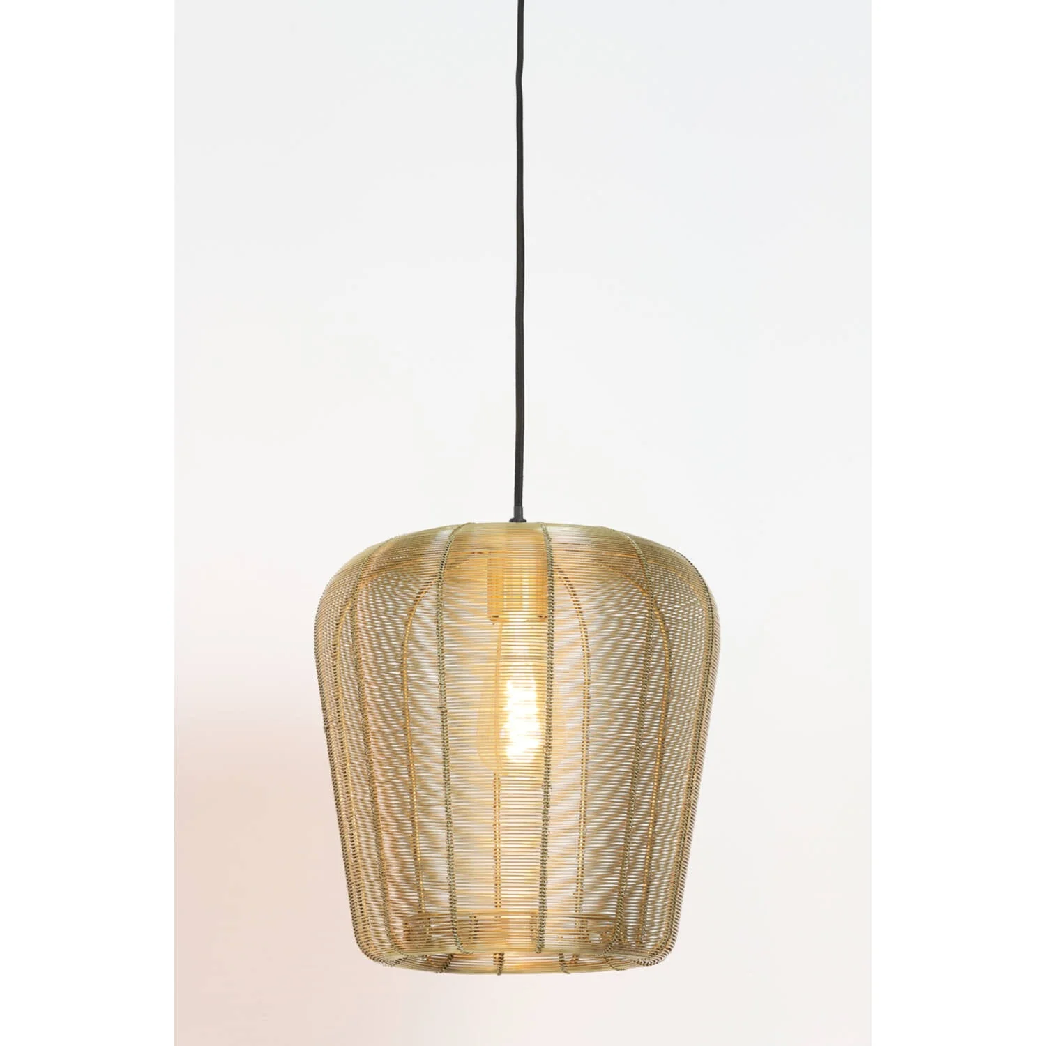 Adeta 1Lt Pendant Matt Black/ Gold - Various Sizes - Image 5