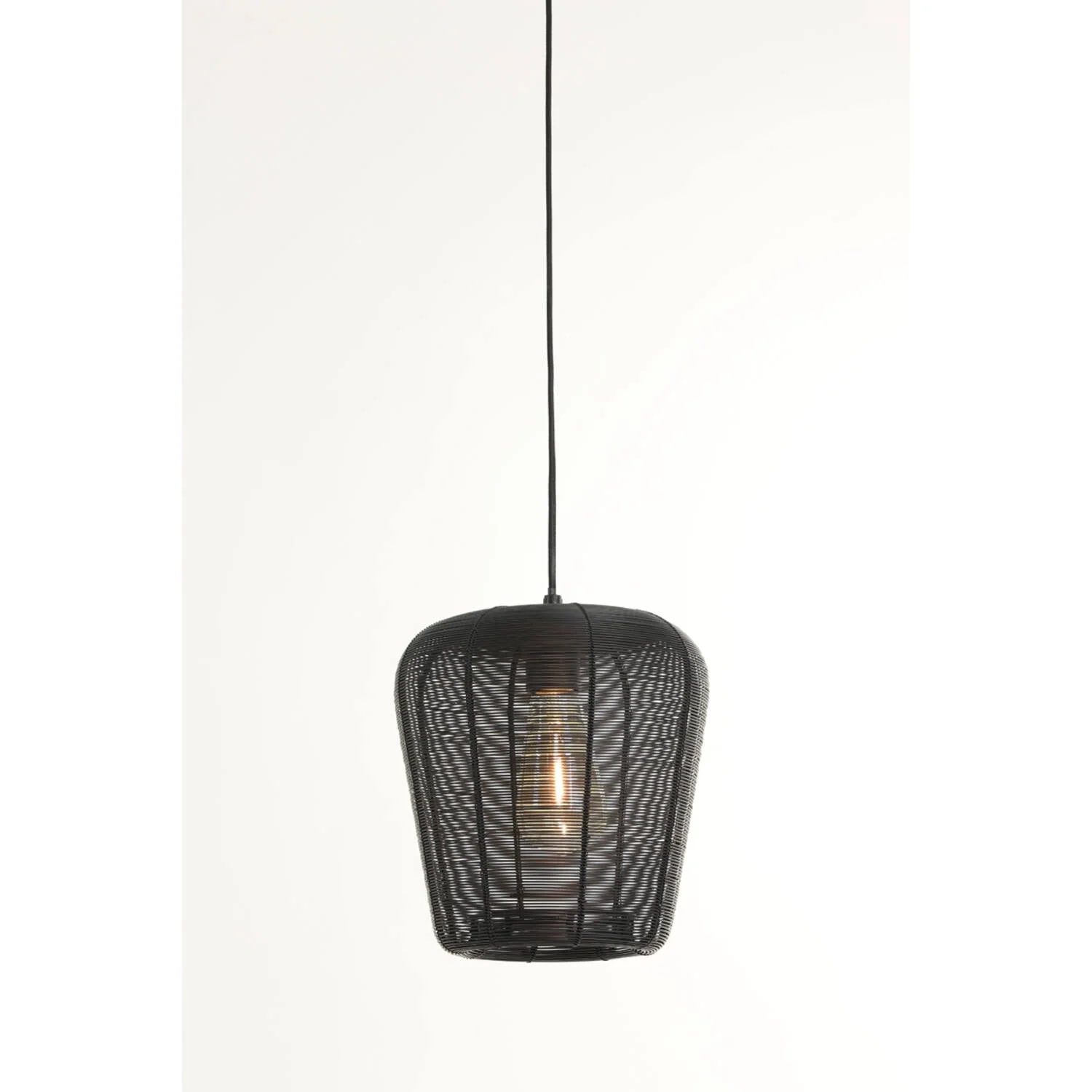 Adeta 1Lt Pendant Matt Black/ Gold - Various Sizes - Image 6