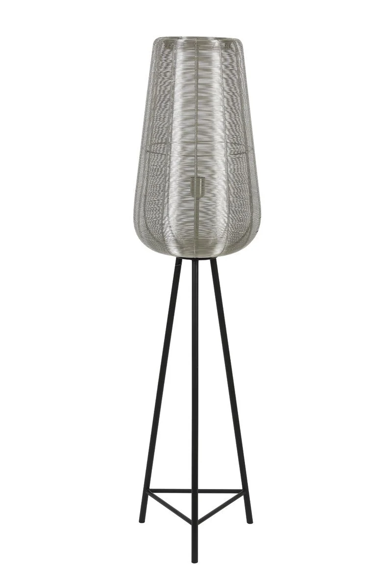 Adeta Medium/Large Floor Lamp Tripod - Matt Black/Nickel/Gold & Matt Black Finish - Image 14
