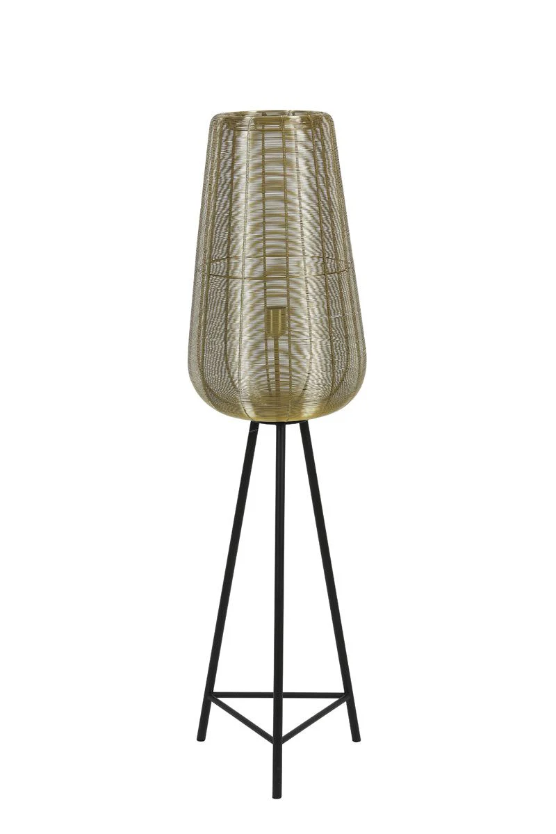 Adeta Medium/Large Floor Lamp Tripod - Matt Black/Nickel/Gold & Matt Black Finish - Image 17