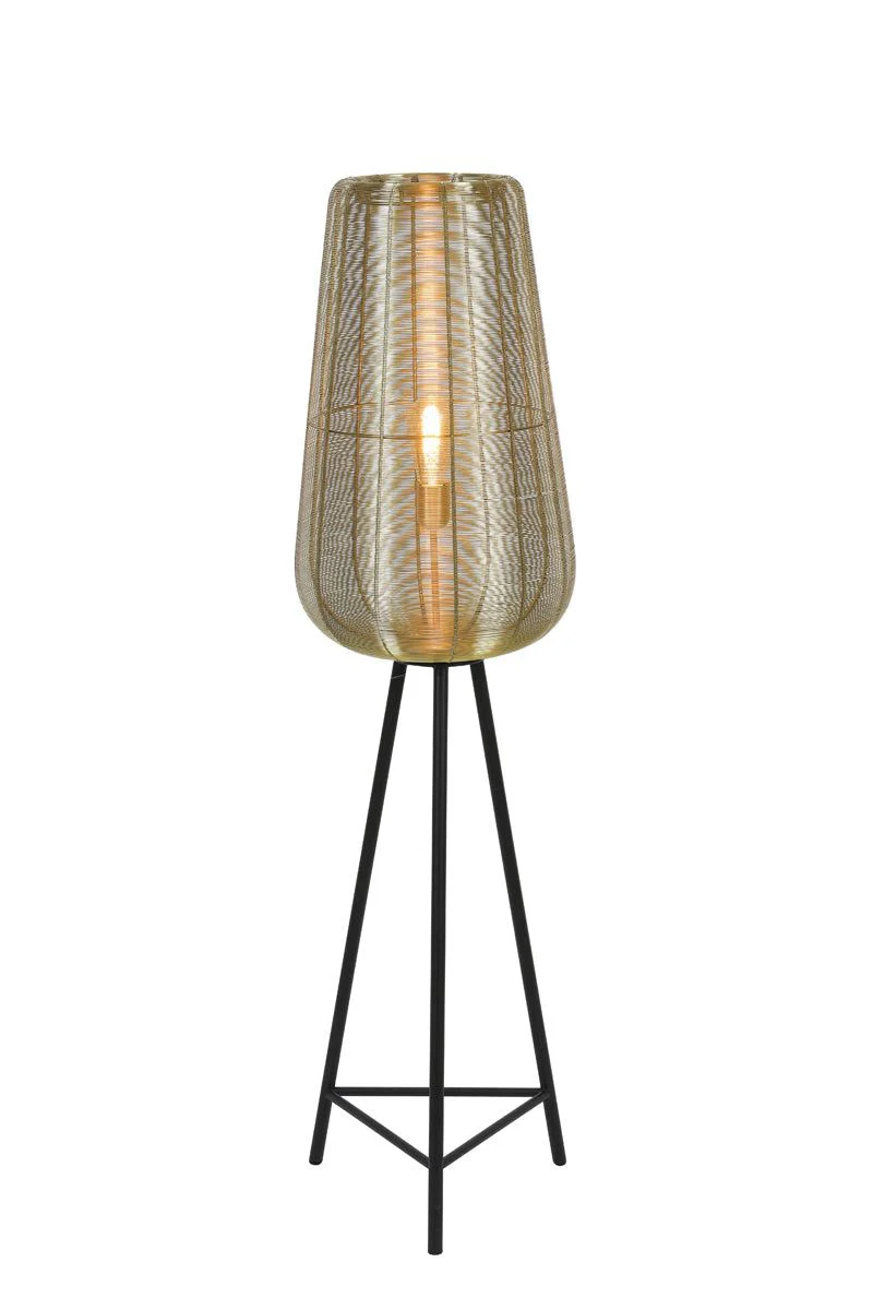Adeta Medium/Large Floor Lamp Tripod - Matt Black/Nickel/Gold & Matt Black Finish - Image 18