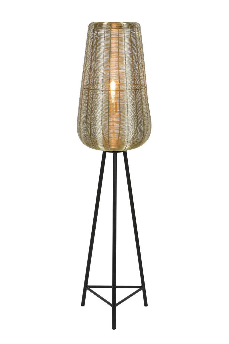 Adeta Medium/Large Floor Lamp Tripod - Matt Black/Nickel/Gold & Matt Black Finish - Image 23