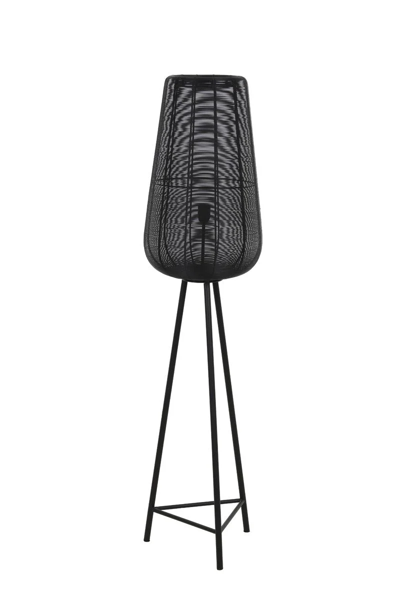 Adeta Medium/Large Floor Lamp Tripod - Matt Black/Nickel/Gold & Matt Black Finish - Image 7