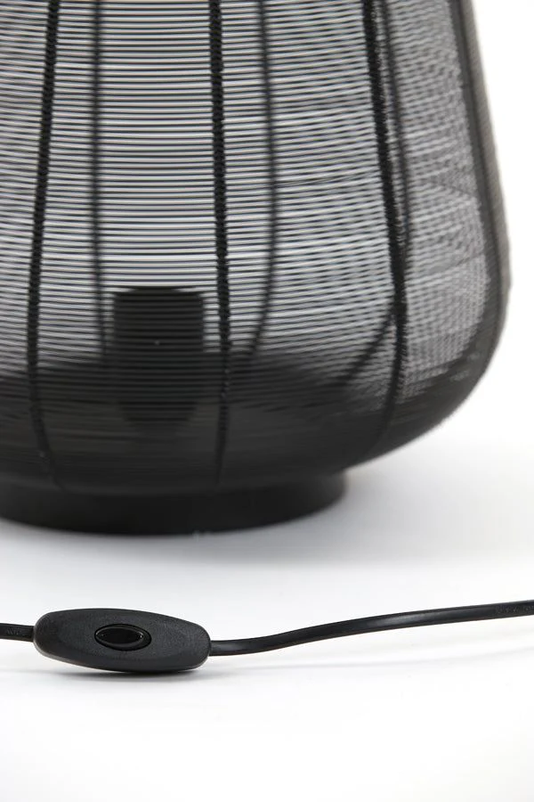 Adeta Table Lamp - Matt Black/Gold Finish - Image 7