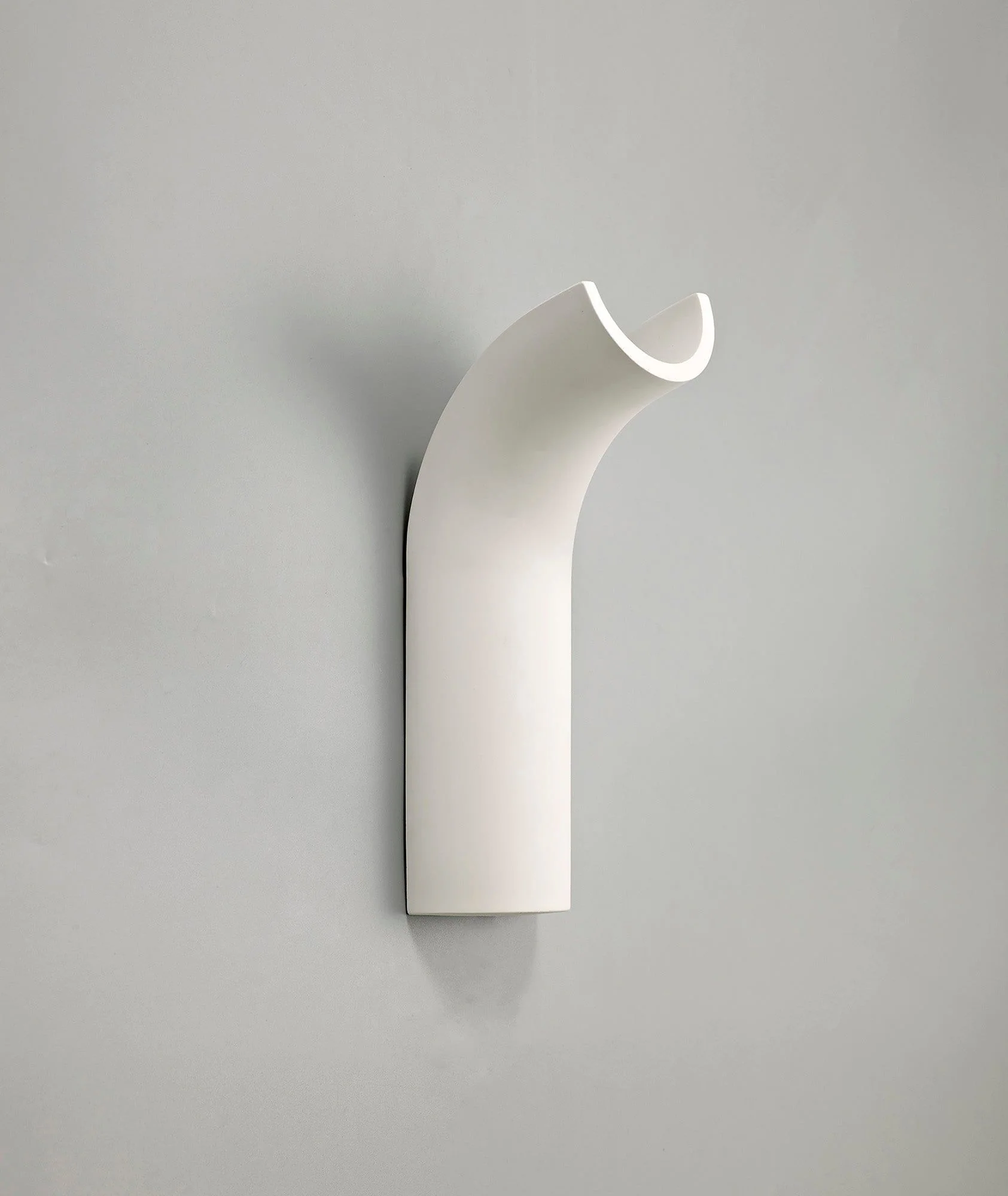 Bello Uplighter Wall Lamp, 1 x 4.5W LED, 3000K, 275lm, White Paintable Gypsum, 3yrs Warranty - Image 2