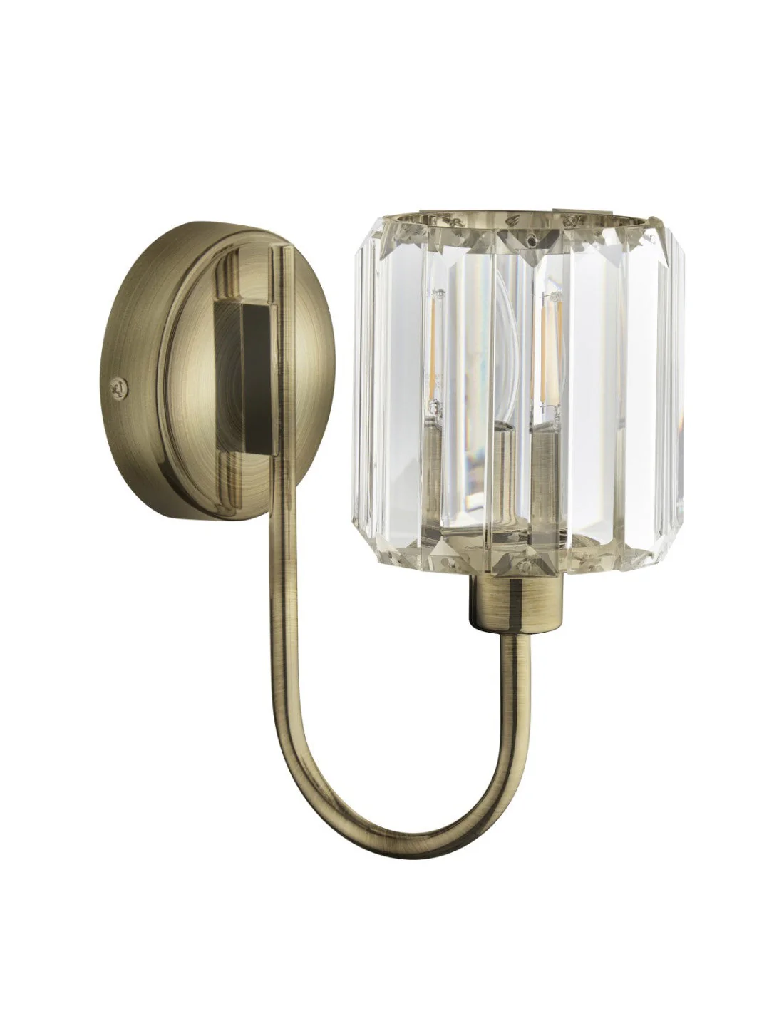 Advent Wall Light - Antique Brass/Bright Nickel - Image 2
