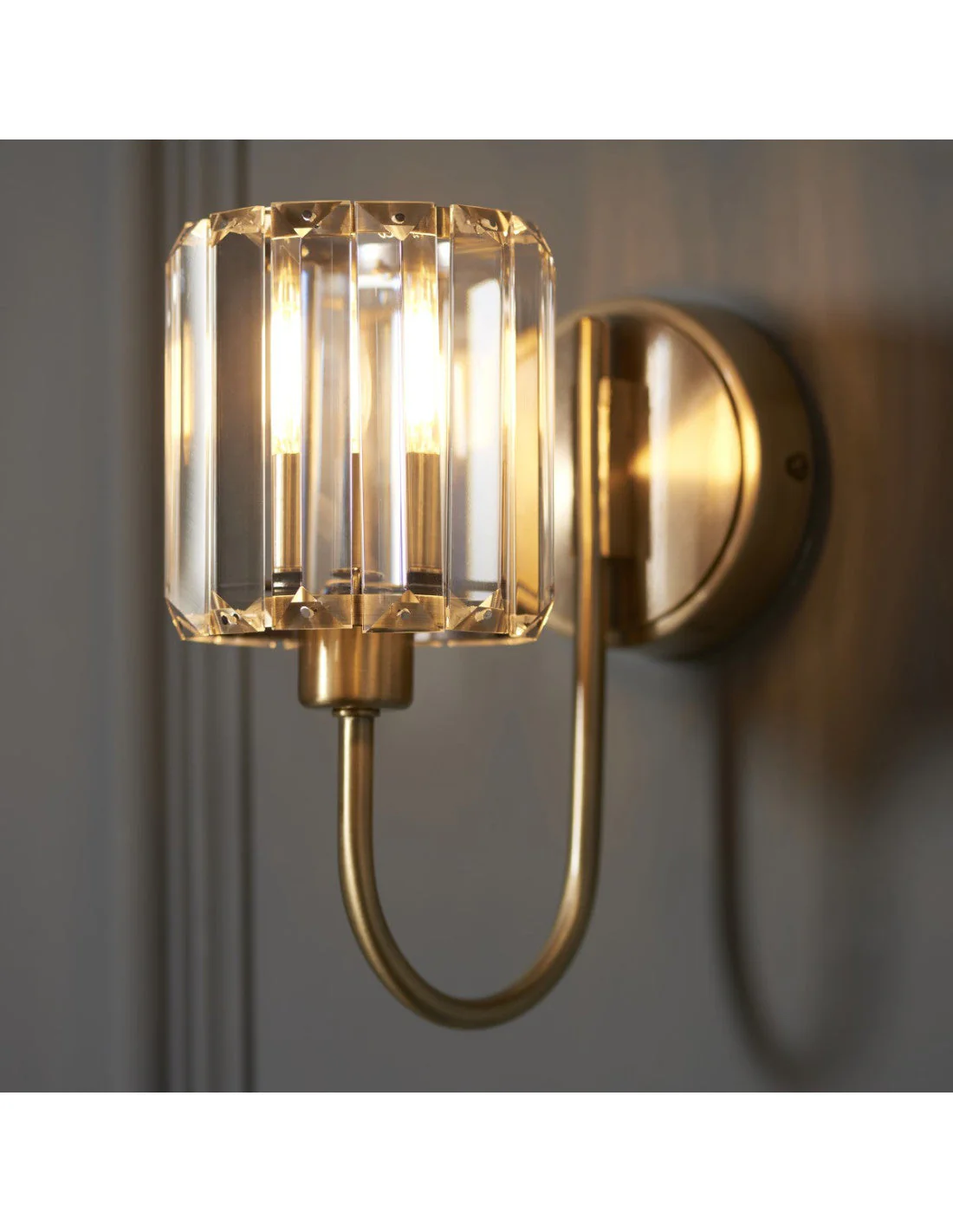 Advent Wall Light - Antique Brass/Bright Nickel - Image 3