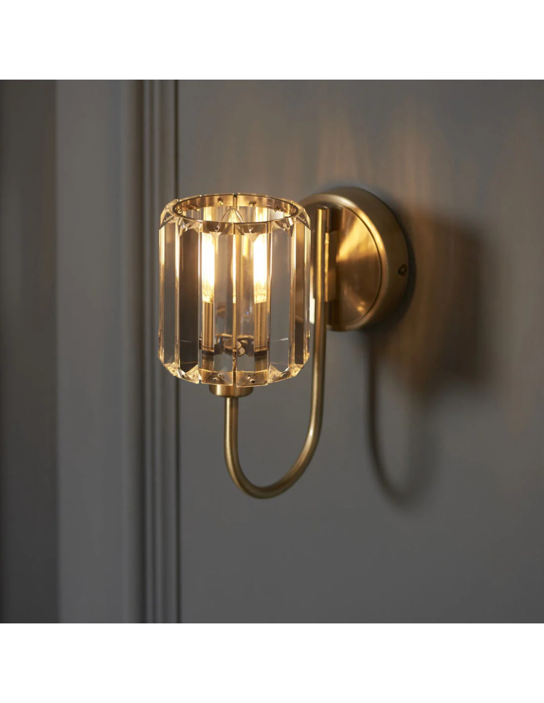 Advent Wall Light - Antique Brass/Bright Nickel - Image 7