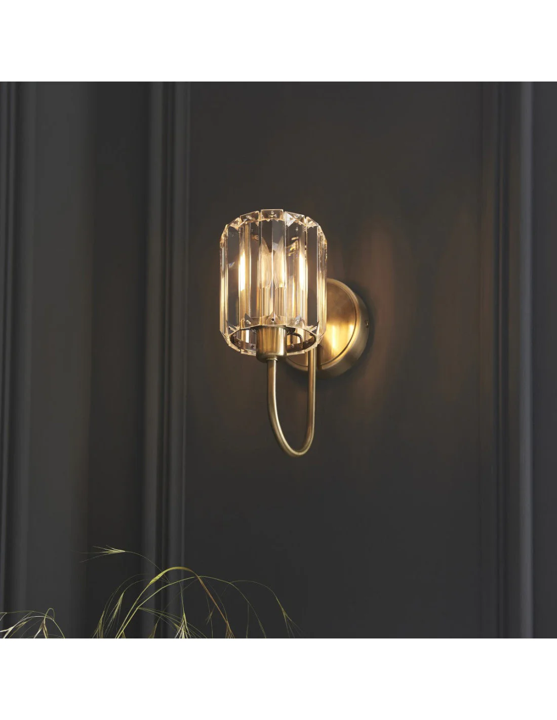 Advent Wall Light - Antique Brass/Bright Nickel - Image 8