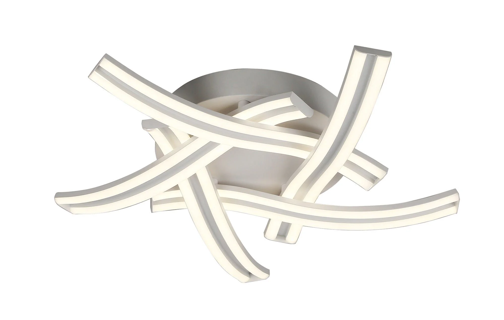 Aesthet 2/3/5/6Lt LED Ceiling Light - White - Image 4