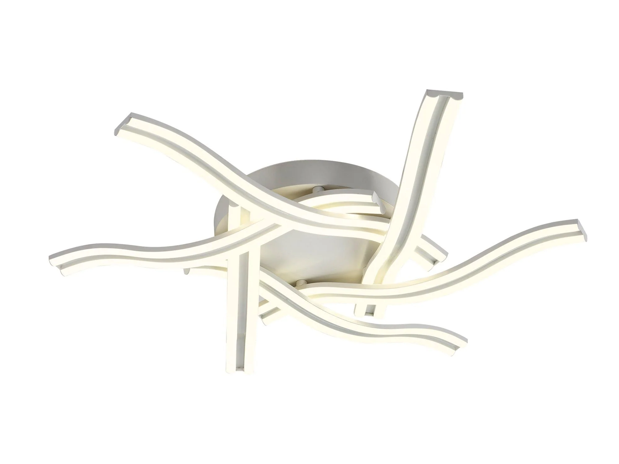 Aesthet 2/3/5/6Lt LED Ceiling Light - White - Image 5