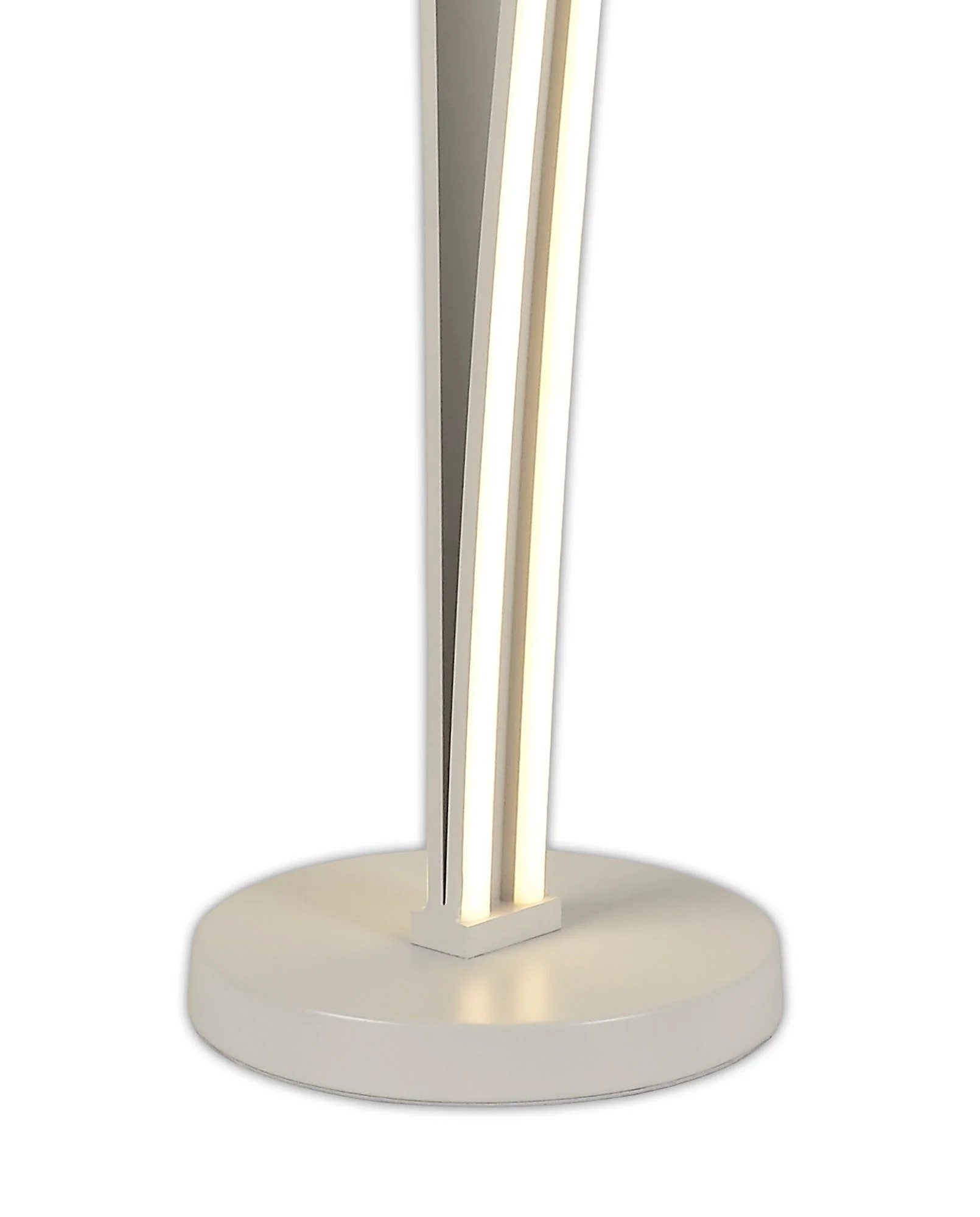 Aesthet 2Lt LED Floor Lamp - White/Gold - Image 3