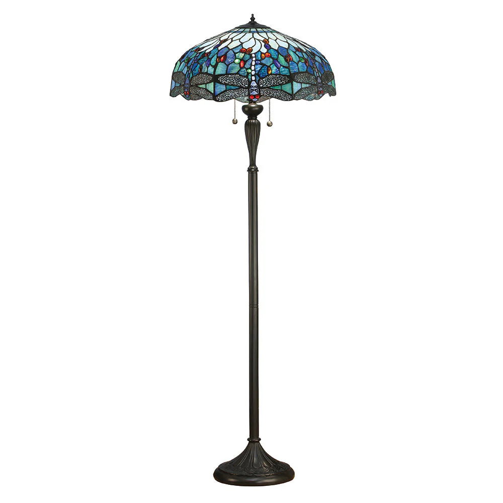Aether Flame Floor Lamp In Various Finishes E27 - Image 10