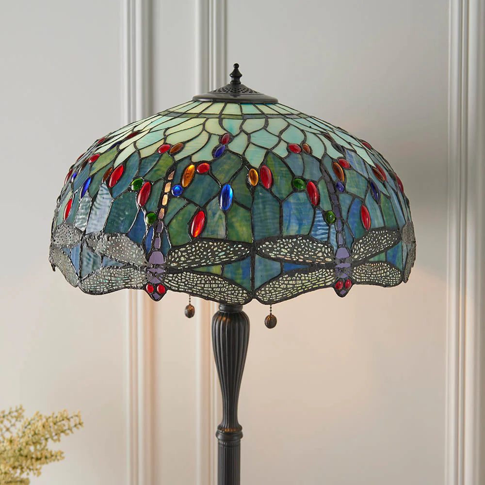 Aether Flame Floor Lamp In Various Finishes E27 - Image 12