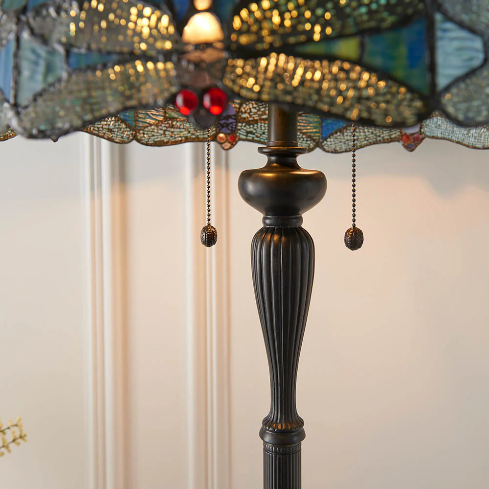 Aether Flame Floor Lamp In Various Finishes E27 - Image 17