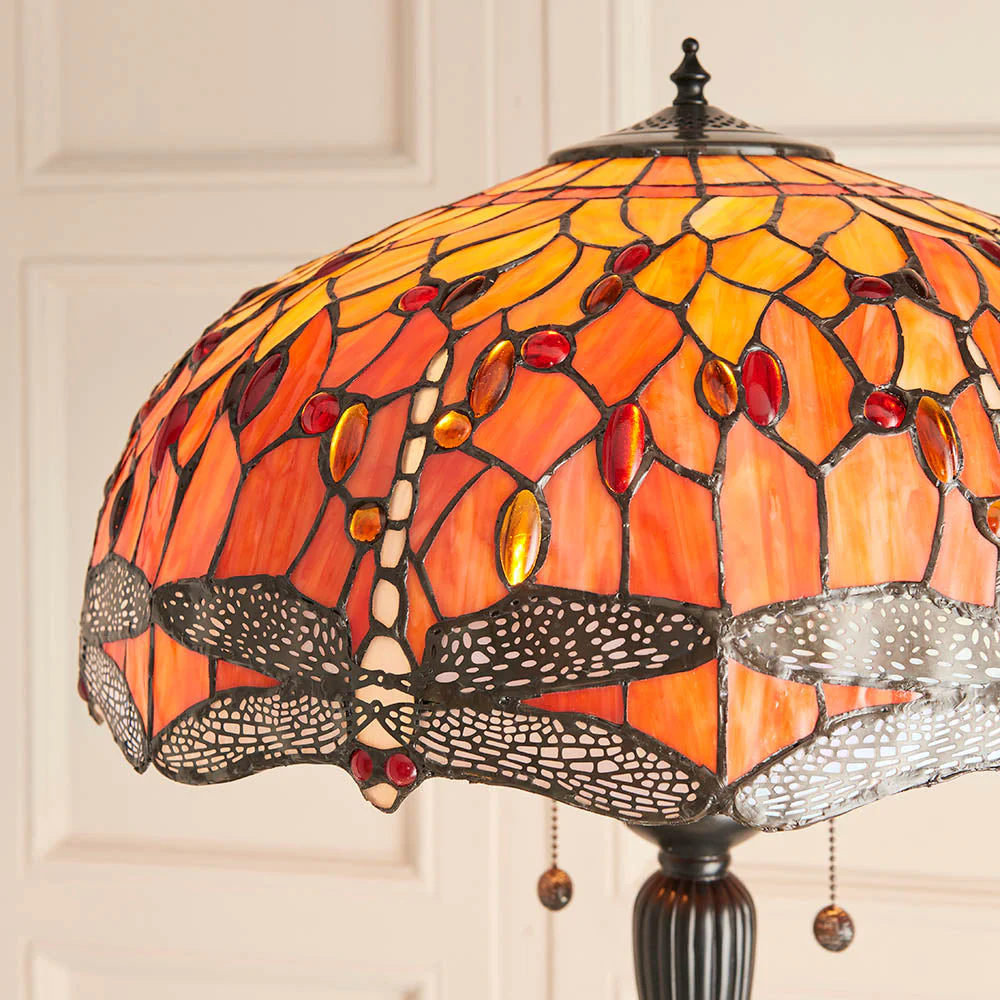 Aether Flame Floor Lamp In Various Finishes E27 - Image 4