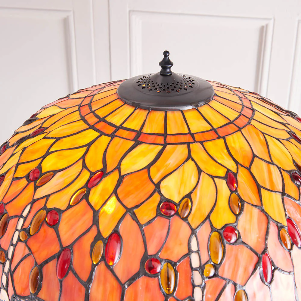 Aether Flame Floor Lamp In Various Finishes E27 - Image 5