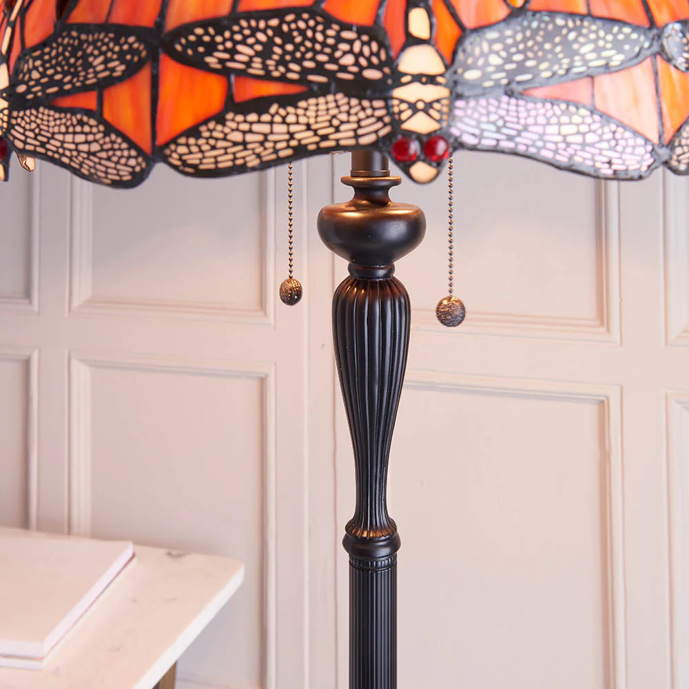 Aether Flame Floor Lamp In Various Finishes E27 - Image 6