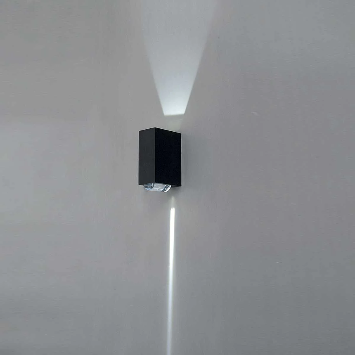 Agner 2/4Lt Up/Down Wall Light - Graphite Integrated LED IP54 - Image 3