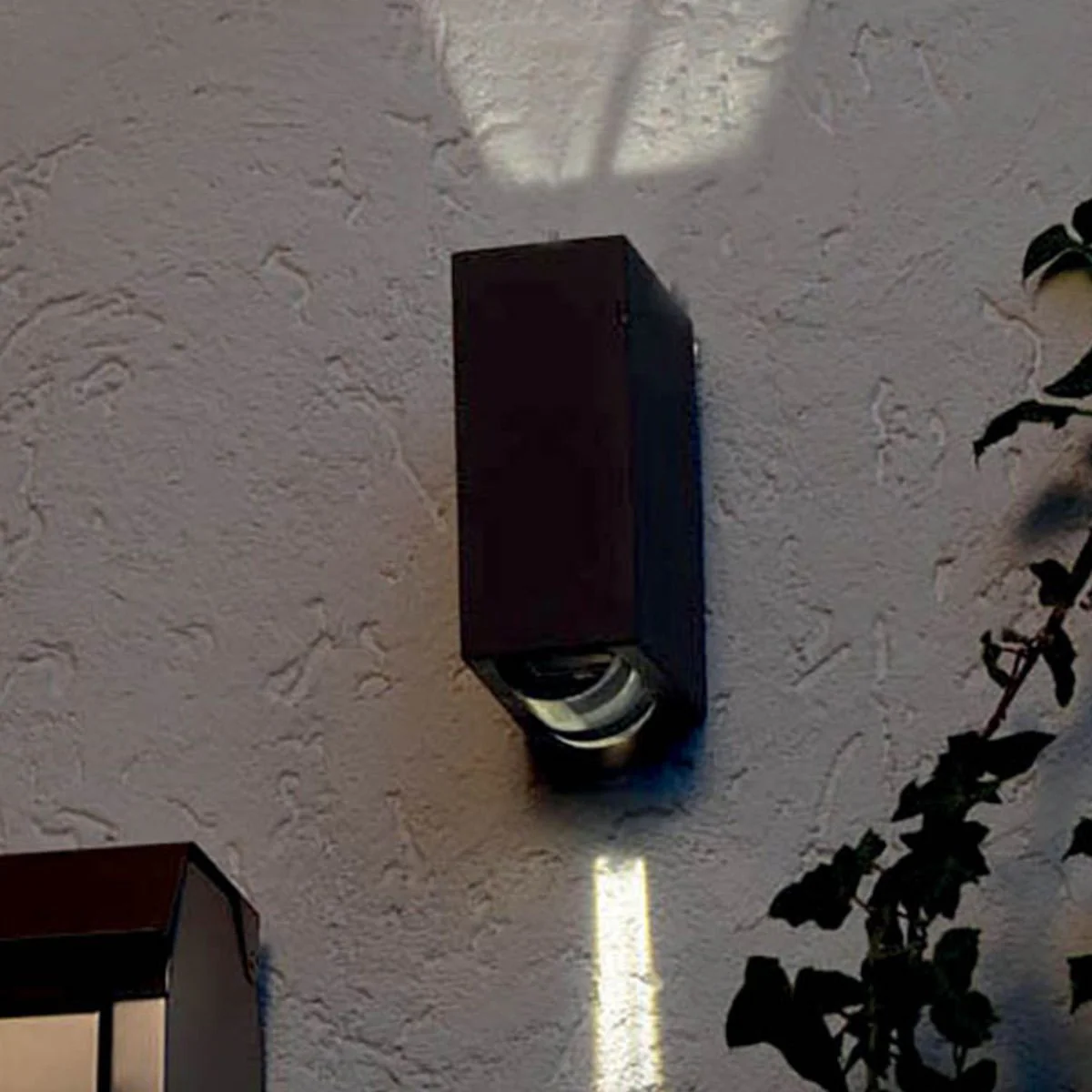 Agner 2/4Lt Up/Down Wall Light - Graphite Integrated LED IP54 - Image 4