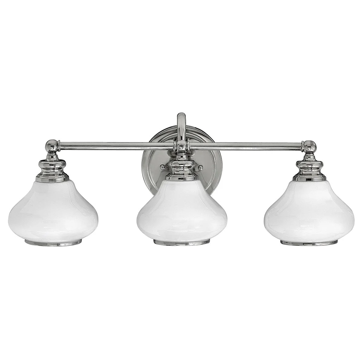 Ainsley 2/3 Light Wall Light Polished Chrome/Brushed Brass Finish IP44 - Image 2
