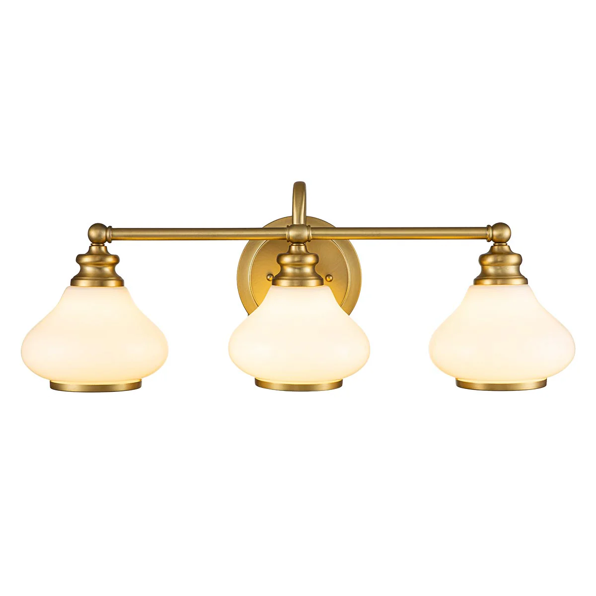 Ainsley 2/3 Light Wall Light Polished Chrome/Brushed Brass Finish IP44 - Image 4