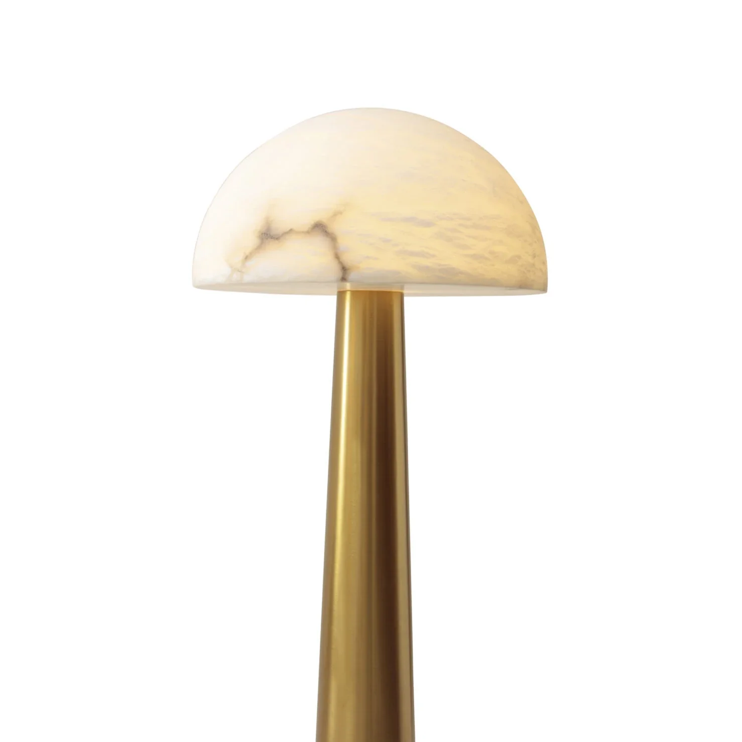 Alabaster and Brass Ava Floor Lamp - Image 2