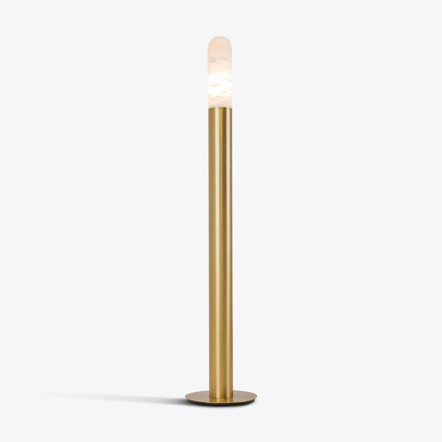 Alabaster and Brass Jaust Floor Lamp - Image 6